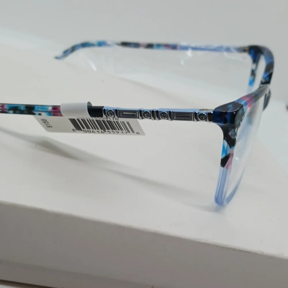 bebe Blue Floral Cat-Eye Glasses